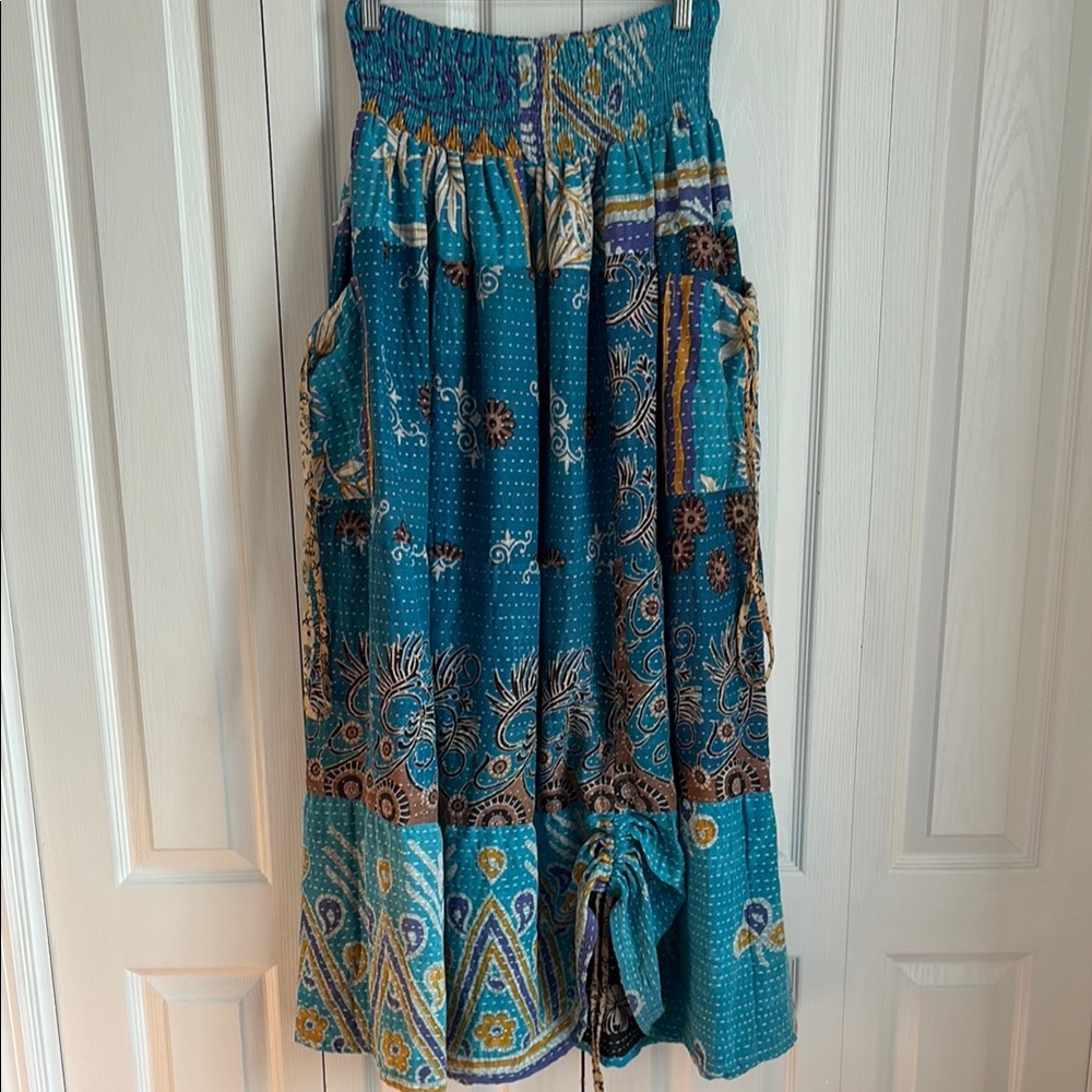She Lives Beauty Maxi Skirt. One Size. Handmade